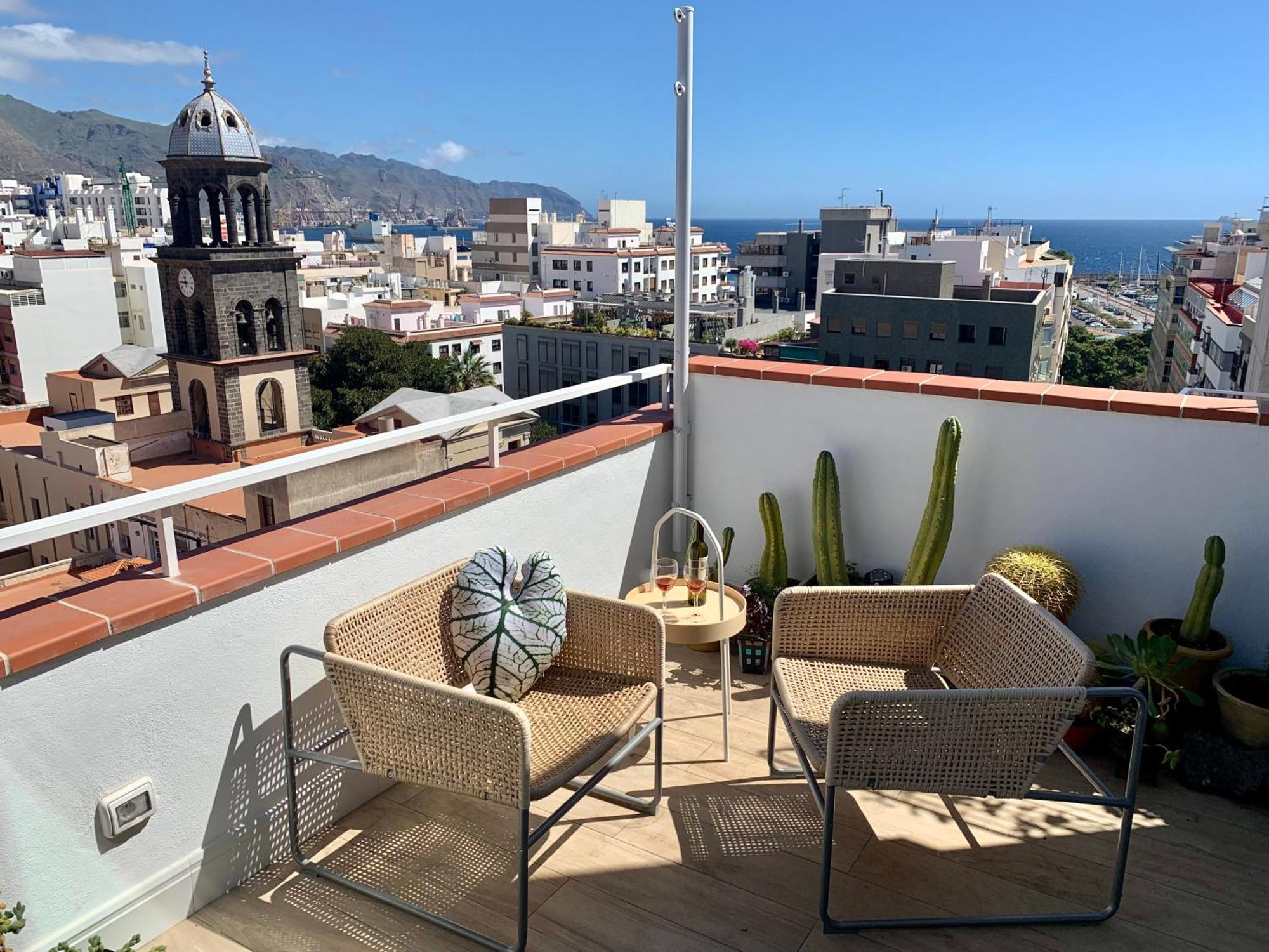 Appartement Atico Con Terraza, Vistas Panoramicas Y Parking à Santa-Cruz de Ténérife Extérieur photo