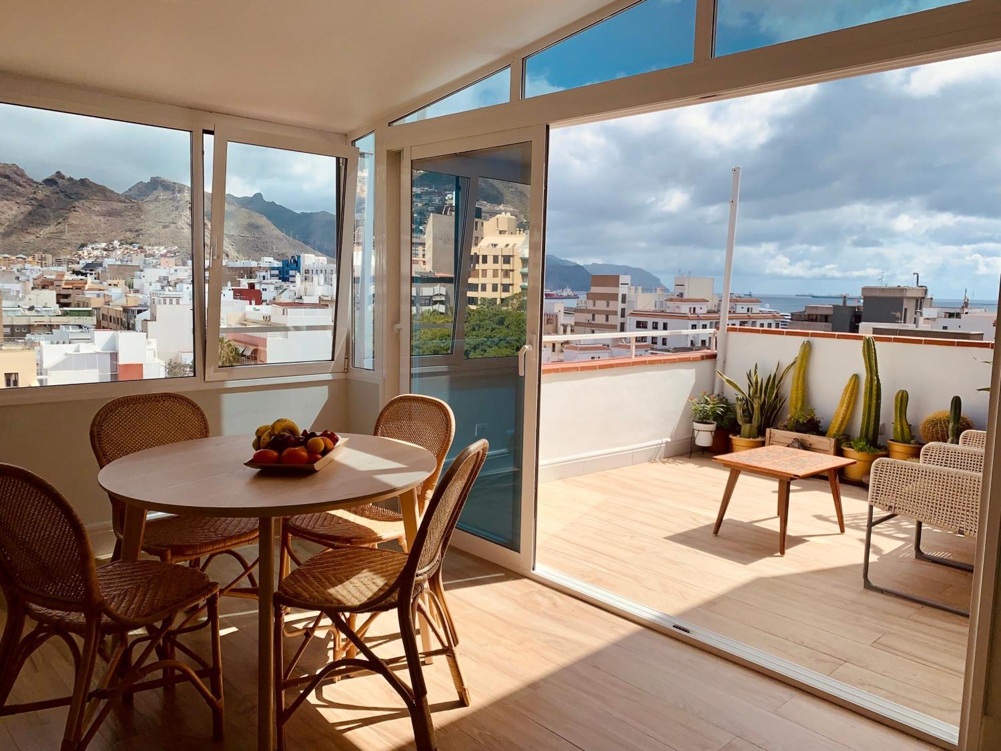 Appartement Atico Con Terraza, Vistas Panoramicas Y Parking à Santa-Cruz de Ténérife Extérieur photo