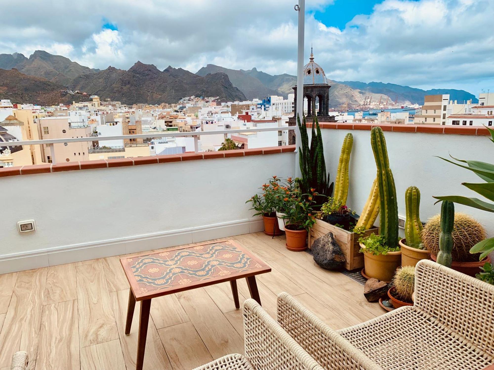 Appartement Atico Con Terraza, Vistas Panoramicas Y Parking à Santa-Cruz de Ténérife Extérieur photo